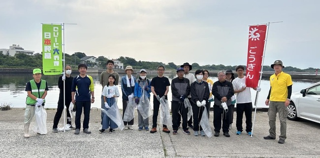 中海・大海崎堤防道路北側入江港沿岸周辺